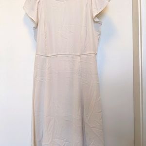 H&M A-line dress, size 10, cream colour